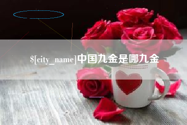 运城中国九金是哪九金