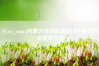 运城内蒙古自治区消防技术服务执业管理平台