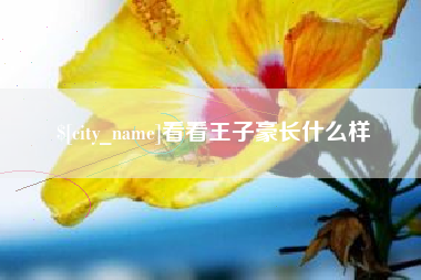 运城看看王子豪长什么样