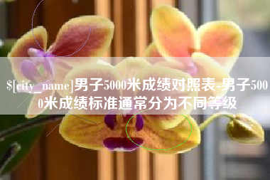 运城男子5000米成绩对照表-男子5000米成绩标准通常分为不同等级
