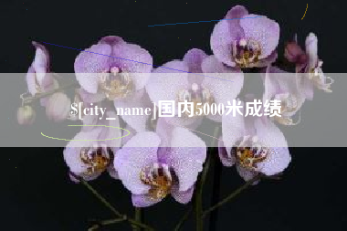运城国内5000米成绩