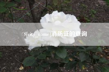 运城消防证的查询