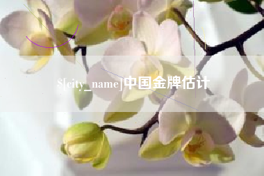 运城中国金牌估计