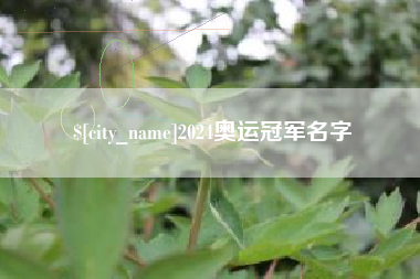 运城2024奥运冠军名字