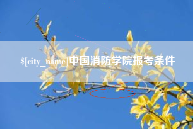 运城中国消防学院报考条件
