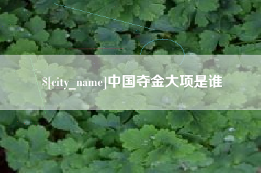 运城中国夺金大项是谁
