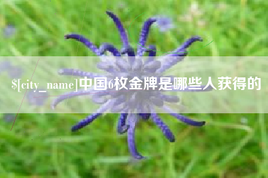 运城中国6枚金牌是哪些人获得的