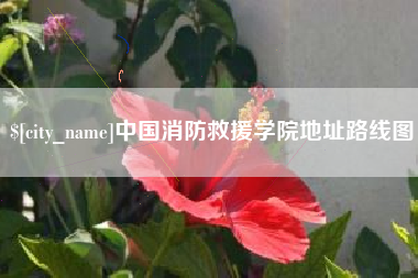 运城中国消防救援学院地址路线图