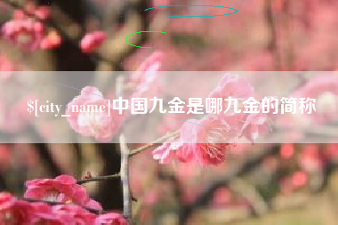 运城中国九金是哪九金的简称