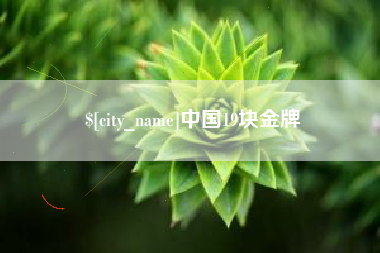 运城中国19块金牌