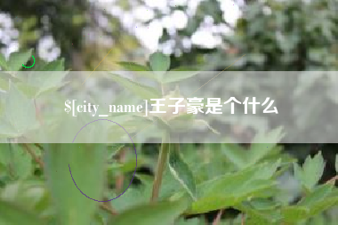 运城王子豪是个什么
