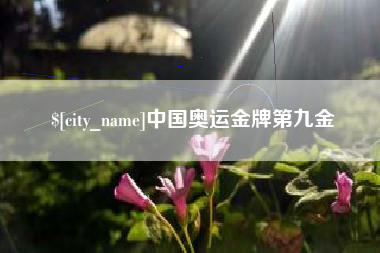 运城中国奥运金牌第九金