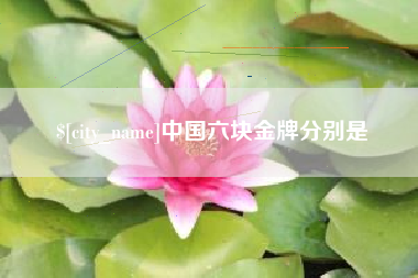 运城中国六块金牌分别是