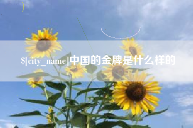 运城中国的金牌是什么样的